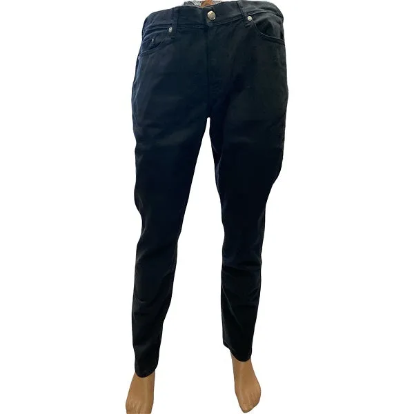 Pre Washed Denim Urban Style Zero Construction pantalone uomo Fabaco nero