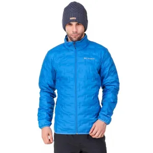 Columbia Men Blue Delta Ridge Down Jacket suitable for runway events