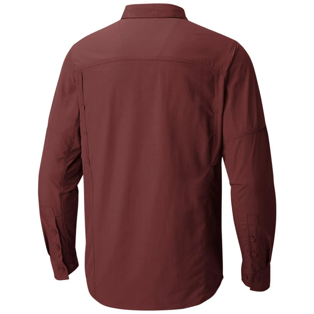 DoubleLayered Structure Ocean Air Columbia Men Orange Silver Ridge Short Sleeve Shirt (Sun Protection)
