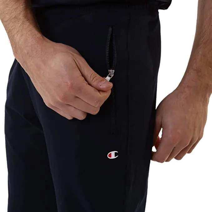No Ride Up Waist Champion Pantalone sportivo da uomo Legacy Authentic Pro Jersey con cerniera alle tasche 217435 BS501 NNY blu