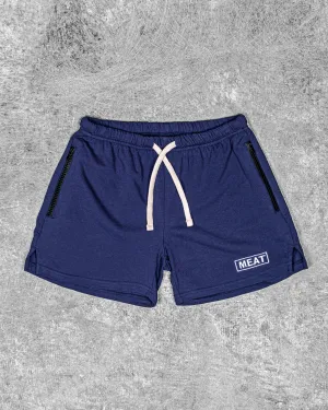 NoChafeFinish AbrasionResistant SQUATTING SHORTS ?C COTTON / NAVY BLUE