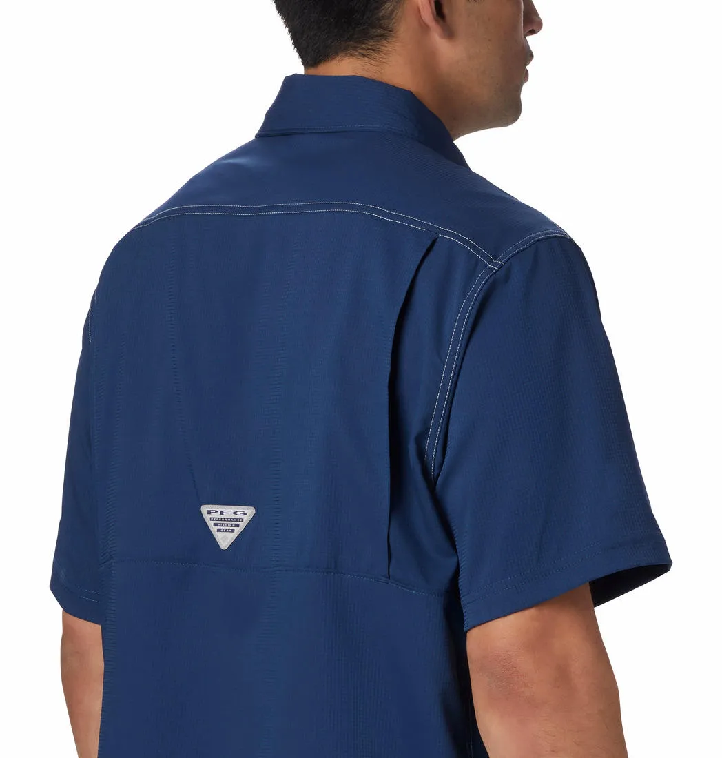 Handmade Fit Summer Skirt Columbia Men Blue Low Drag Offshore SS Shirt (Sun Protection)