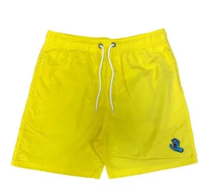 Santa Cruz costume da mare a pantaloncino Swimshort Classic Dot giallo Outdoor Movement beachy vibe