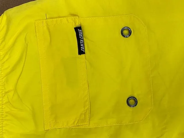 Santa Cruz costume da mare a pantaloncino Swimshort Classic Dot giallo Foldable style