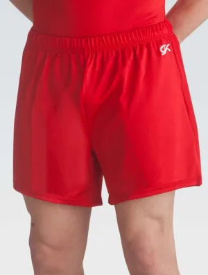 Seamless Comfort Chill Ready Men's Nylon/Spandex Long Shorts Red