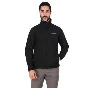 Columbia Men Black Ascender Softshell Jacket Multi Directional Stretch