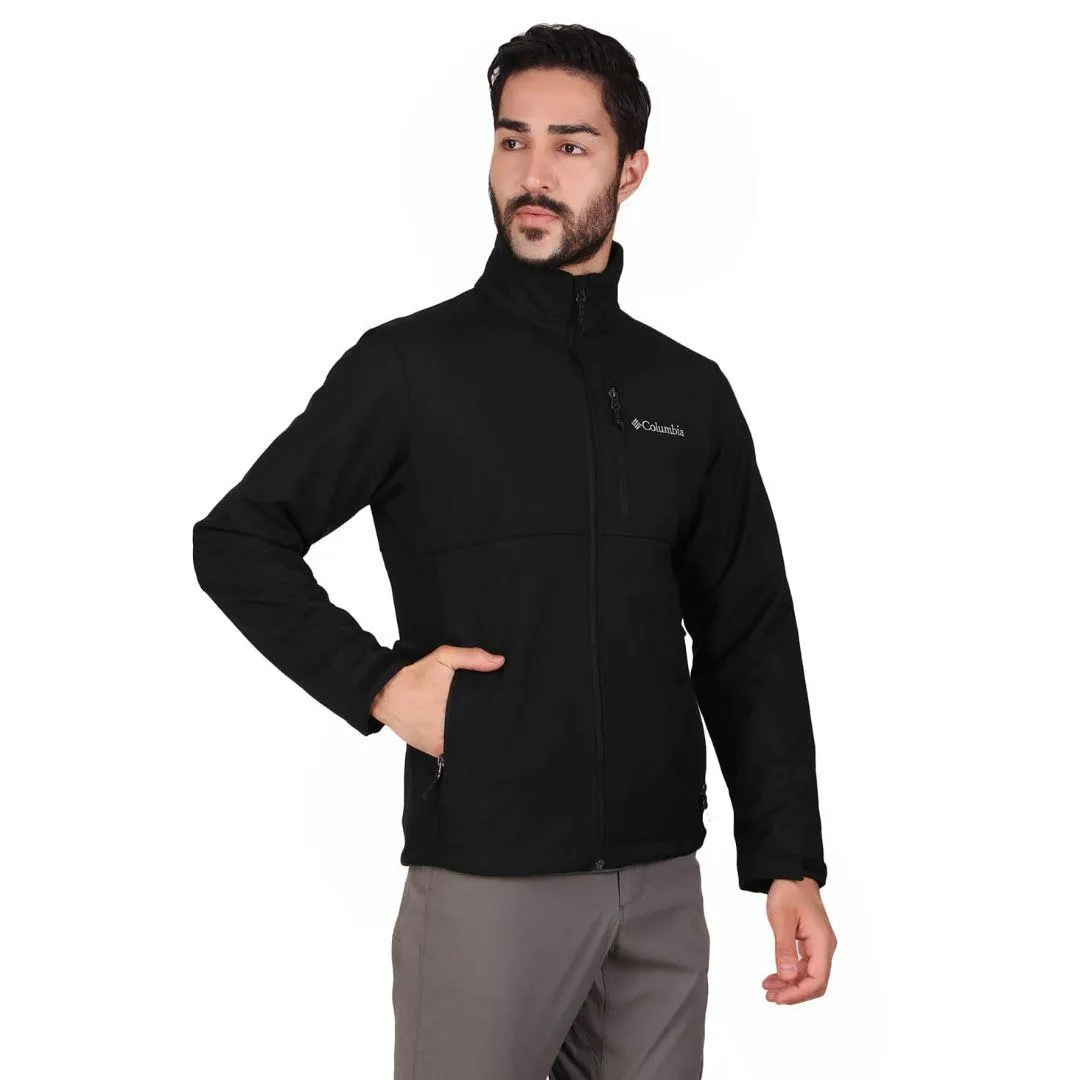 polka dotted Columbia Men Black Ascender Softshell Jacket