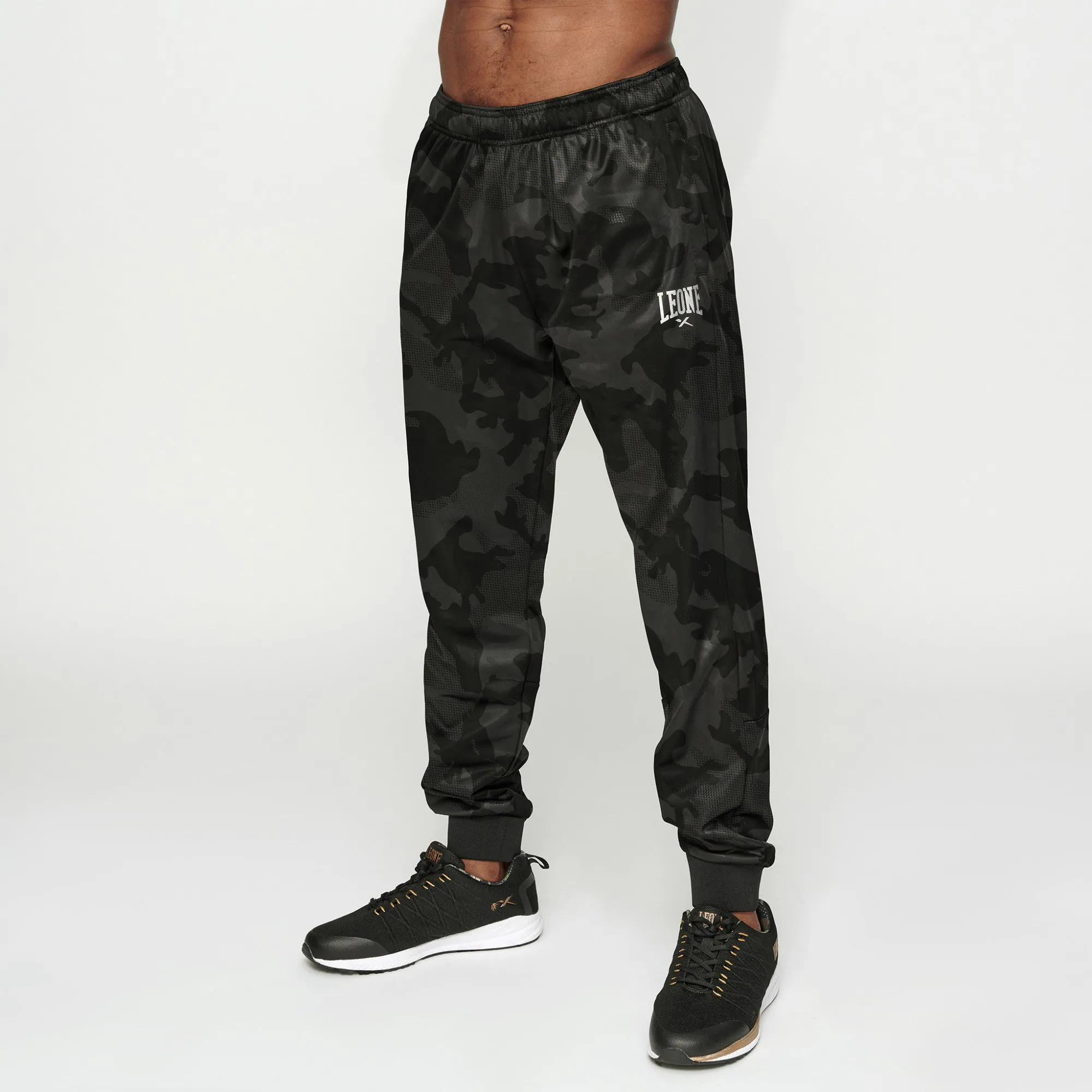 Breathable mesh lining Leone Pantalone Camoblack AB307 black