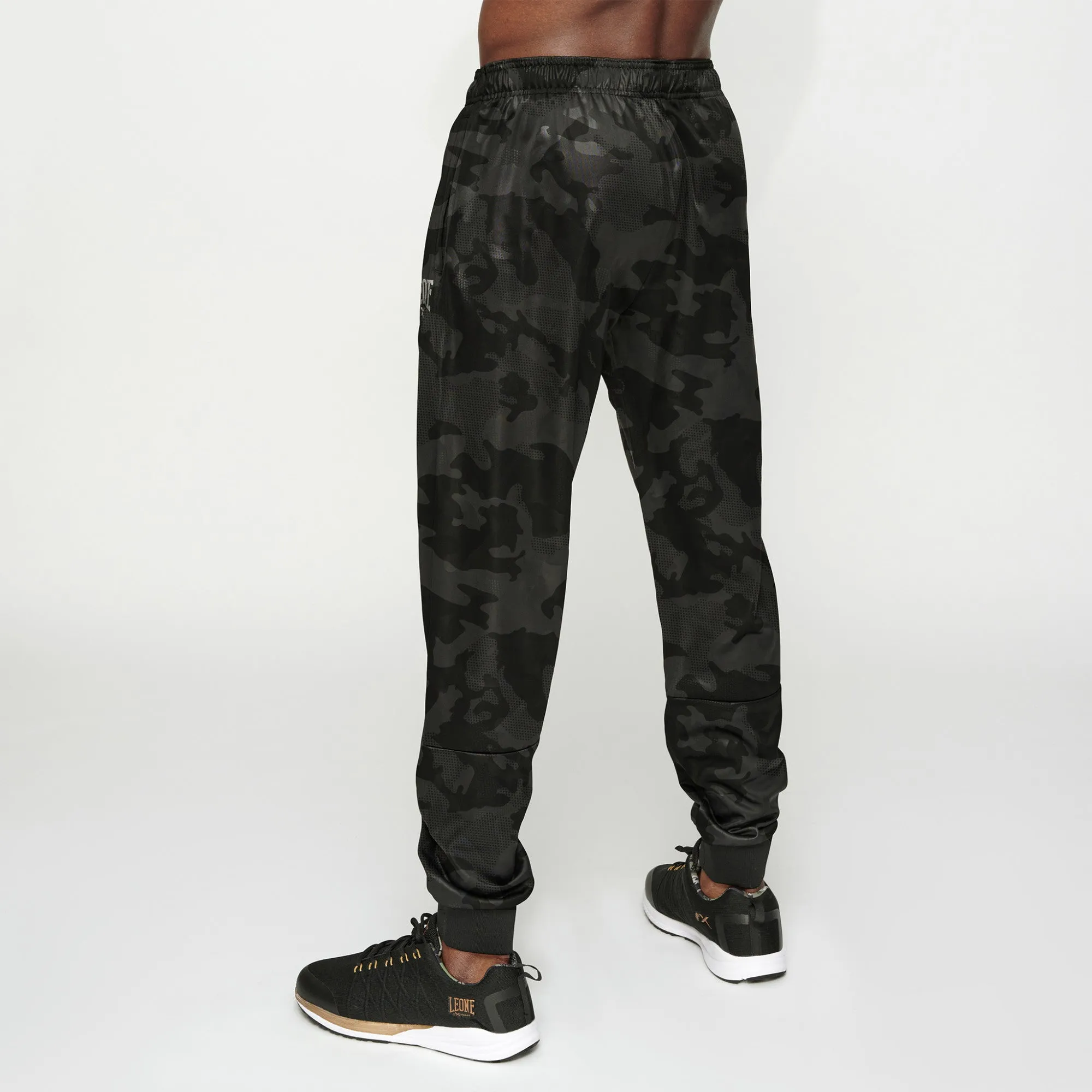 Leone Pantalone Camoblack AB307 black Casual Design