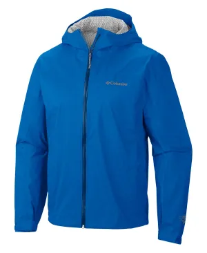 Oppose Columbia Men Blue EvaPOURation Jacket Waterproof