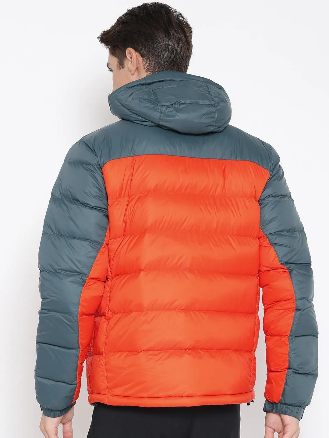 Columbia Men Orange Quantum Voyage Hooded Jacket Software
