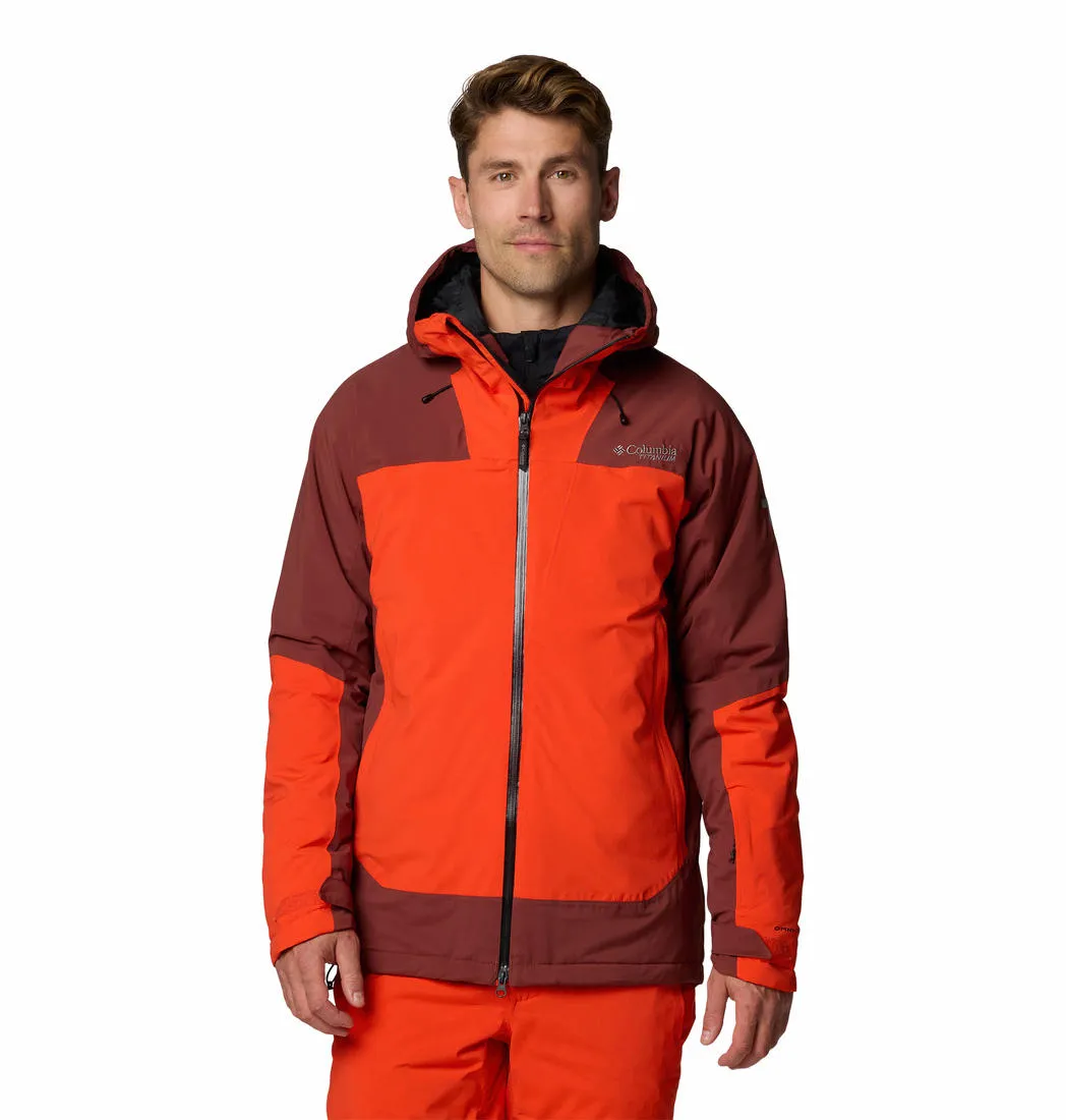 Columbia Men Red Cirque Bowl Jacket Structured Fit