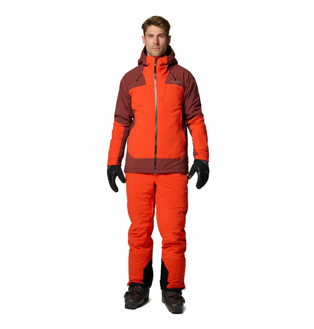 Columbia Men Red Cirque Bowl Jacket Rugged Outerwear Cozy Design