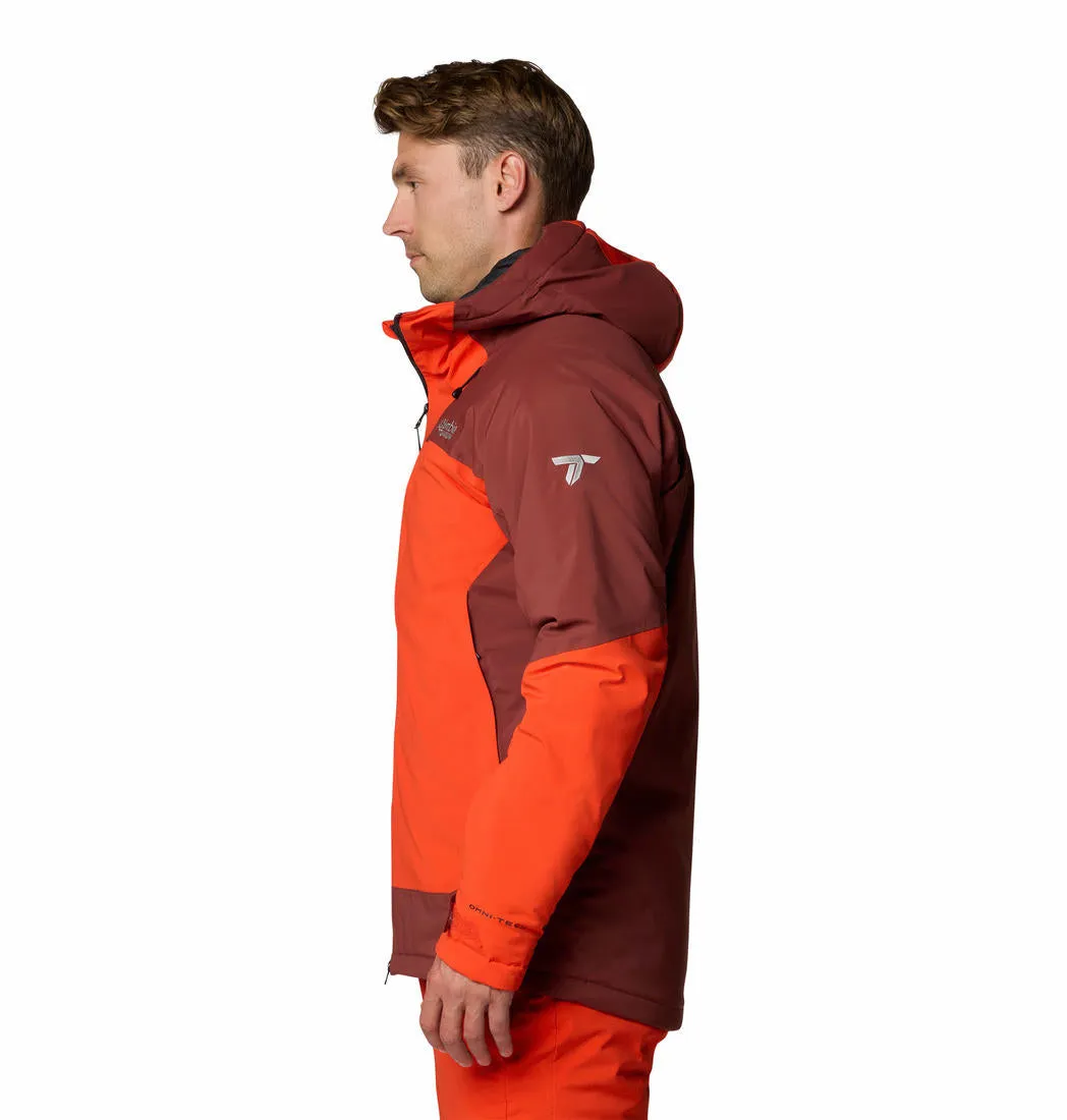 Wind Chill Weather Resistant Coating Columbia Men Red Cirque Bowl Jacket