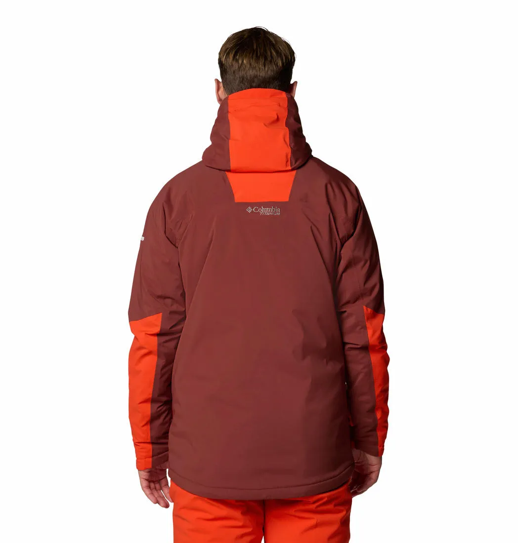 Columbia Men Red Cirque Bowl Jacket Likelihood OdorControl Treatment