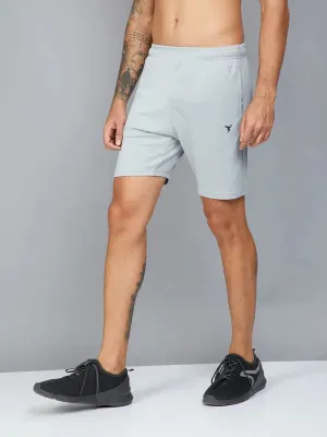 Men Solid Slim Fit Shorts with TECHNO DRY Run Ready