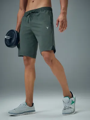 Men Solid Slim Fit Shorts with ELASTO LITE Eye-catching Design