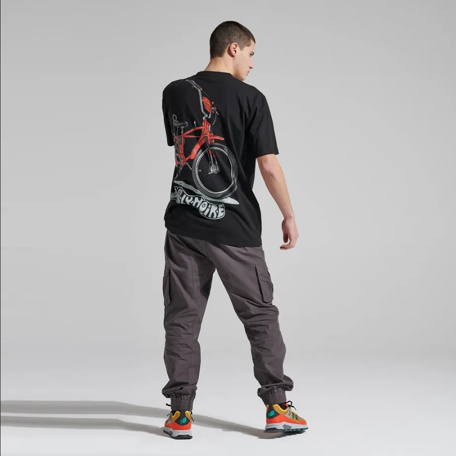 Dolly Noire T-shirt manica corta Salta Foss ts013-ta-01 black No Shrink Technology Hydrophobic coating