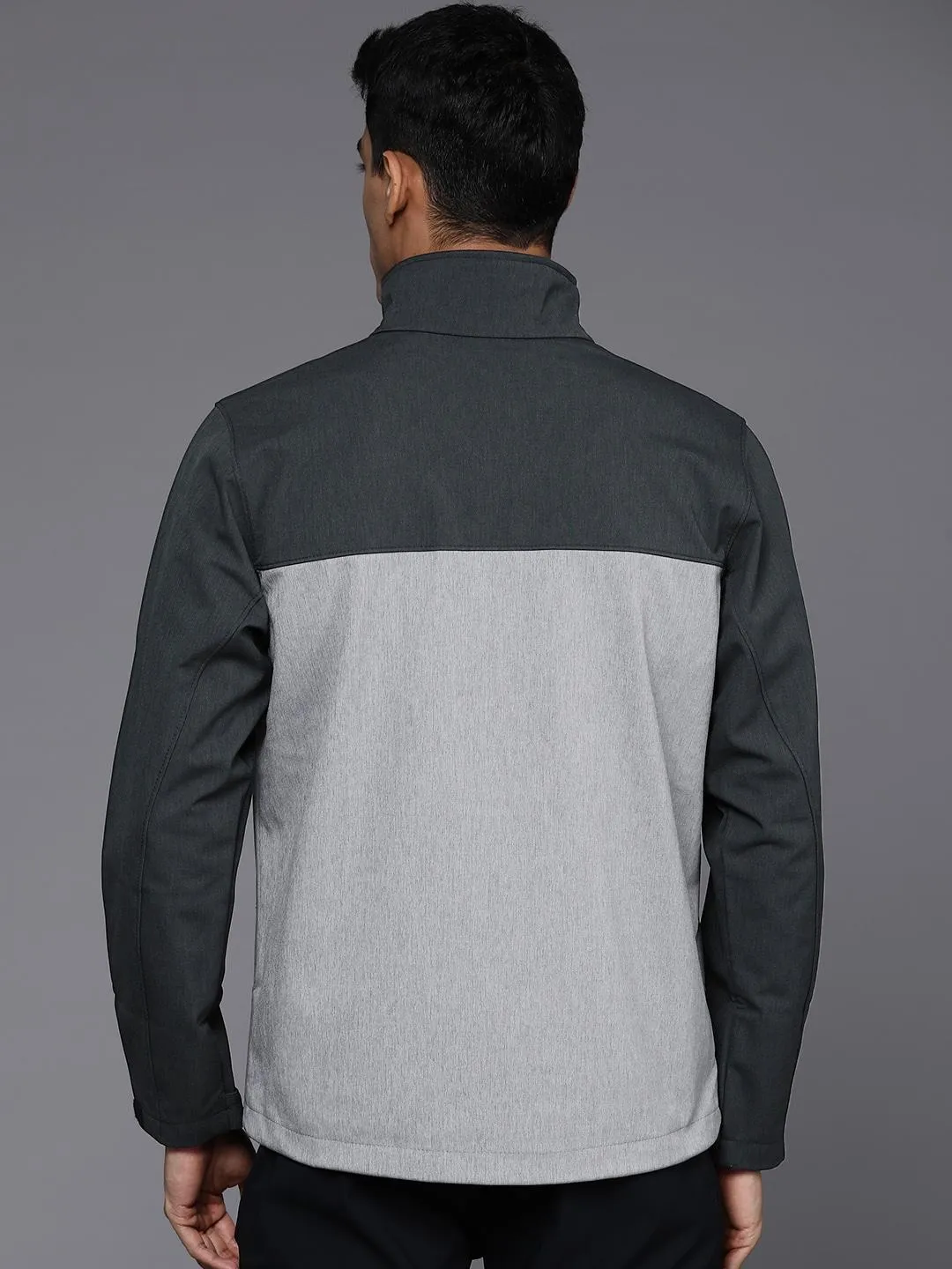Columbia Men Grey Cruiser Valley Softshell Jacket Trail Utility