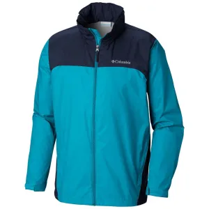 Vegan Option Heat Retention Technology Columbia Men Blue Glennaker Lake Rain Jacket