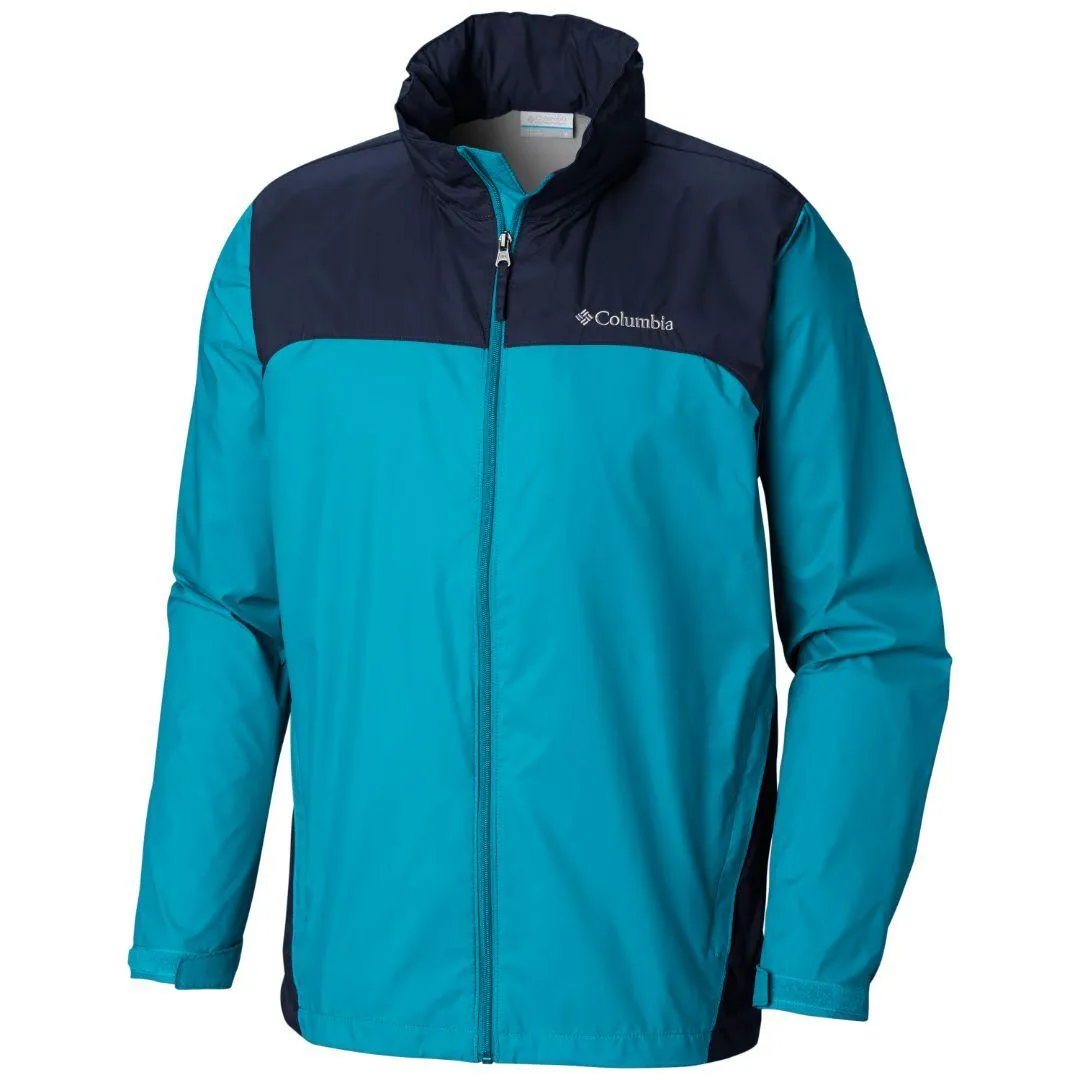 Vegan Option Heat Retention Technology Columbia Men Blue Glennaker Lake Rain Jacket