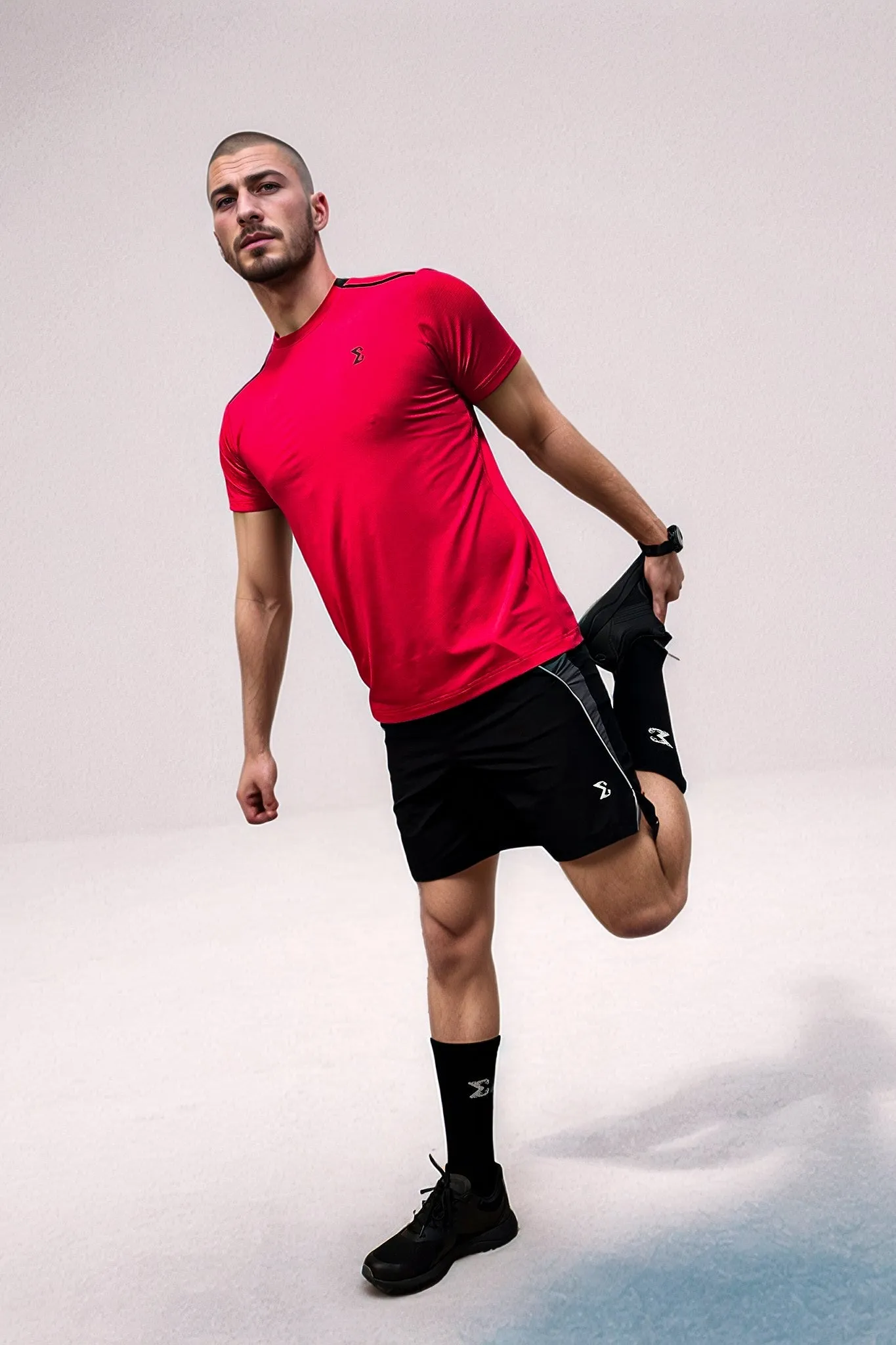 Cooling Effect Endurance Training Short Black