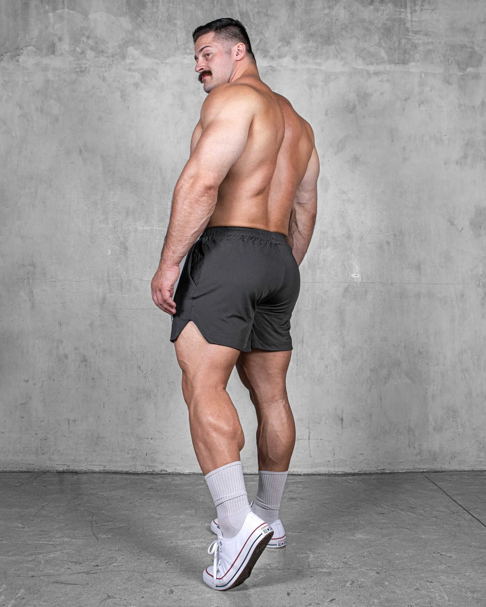 Zero Bulk Packaging ReinforcedStressPoints LIFTING SHORTS ?C CLASSIC / CHARCOAL GREY