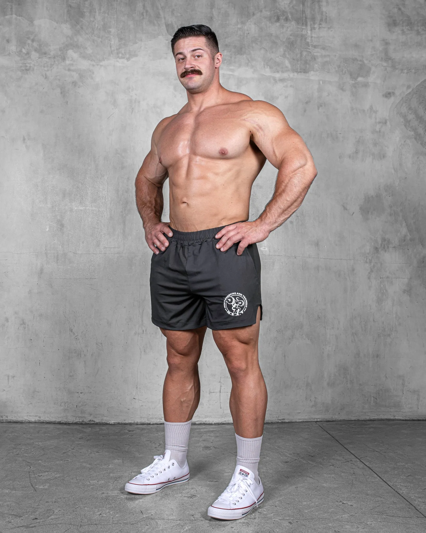 LIFTING SHORTS ?C CLASSIC / CHARCOAL GREY Clean Feel