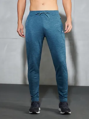 Active Performance Sole Men Melange Slim Fit Trackpants with TECHNO DRY