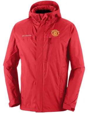 Negotiate Columbia Men Red Pouring Adventure Jacket Waterproof