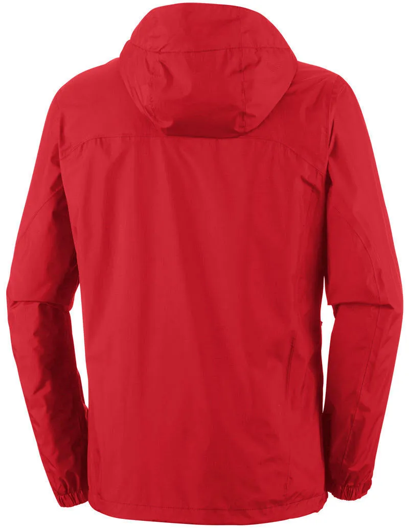 Columbia Men Red Pouring Adventure Jacket Waterproof sunny