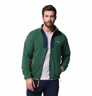 Weekend Layer Chilly Commute Columbia Men Green Sequoia Grove Fleece Jacket