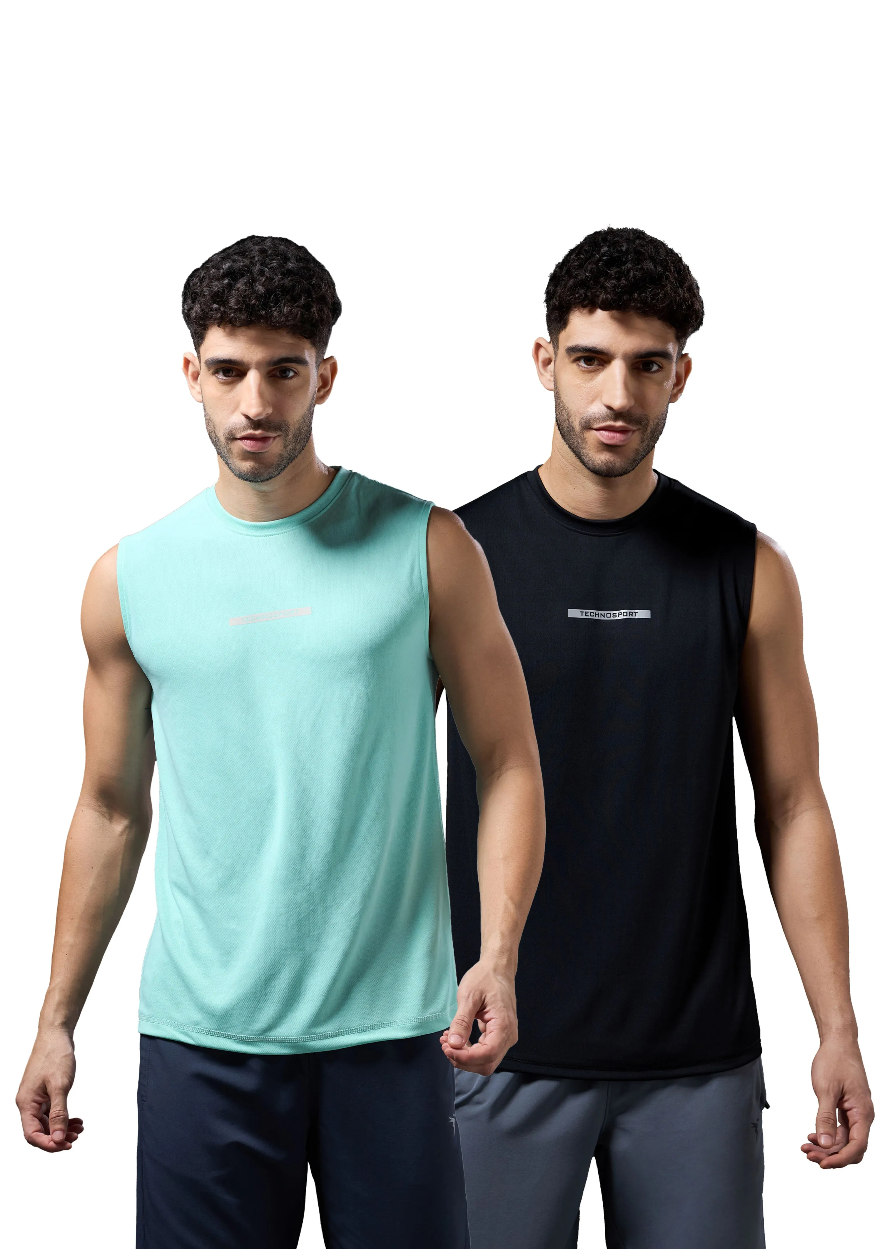 Cost - effective Stay Lightness Men Solid Slim Fit Sports Innerwear Vest with TECHNOCOOL  (Pack of 2)