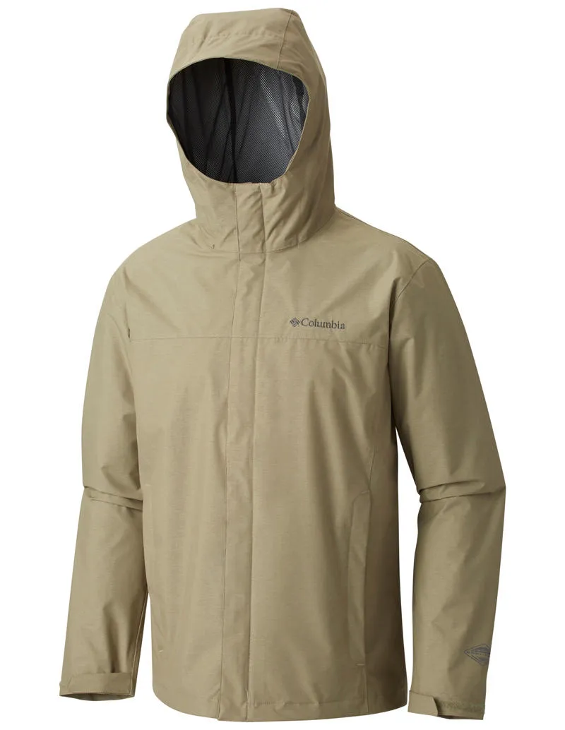 Windproof Shield Columbia Men Green Diablo Creek Rain Shell Waterproof