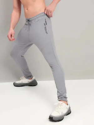 Men Solid Slim Fit Trackpants with TECHNO DRY Performance Flex