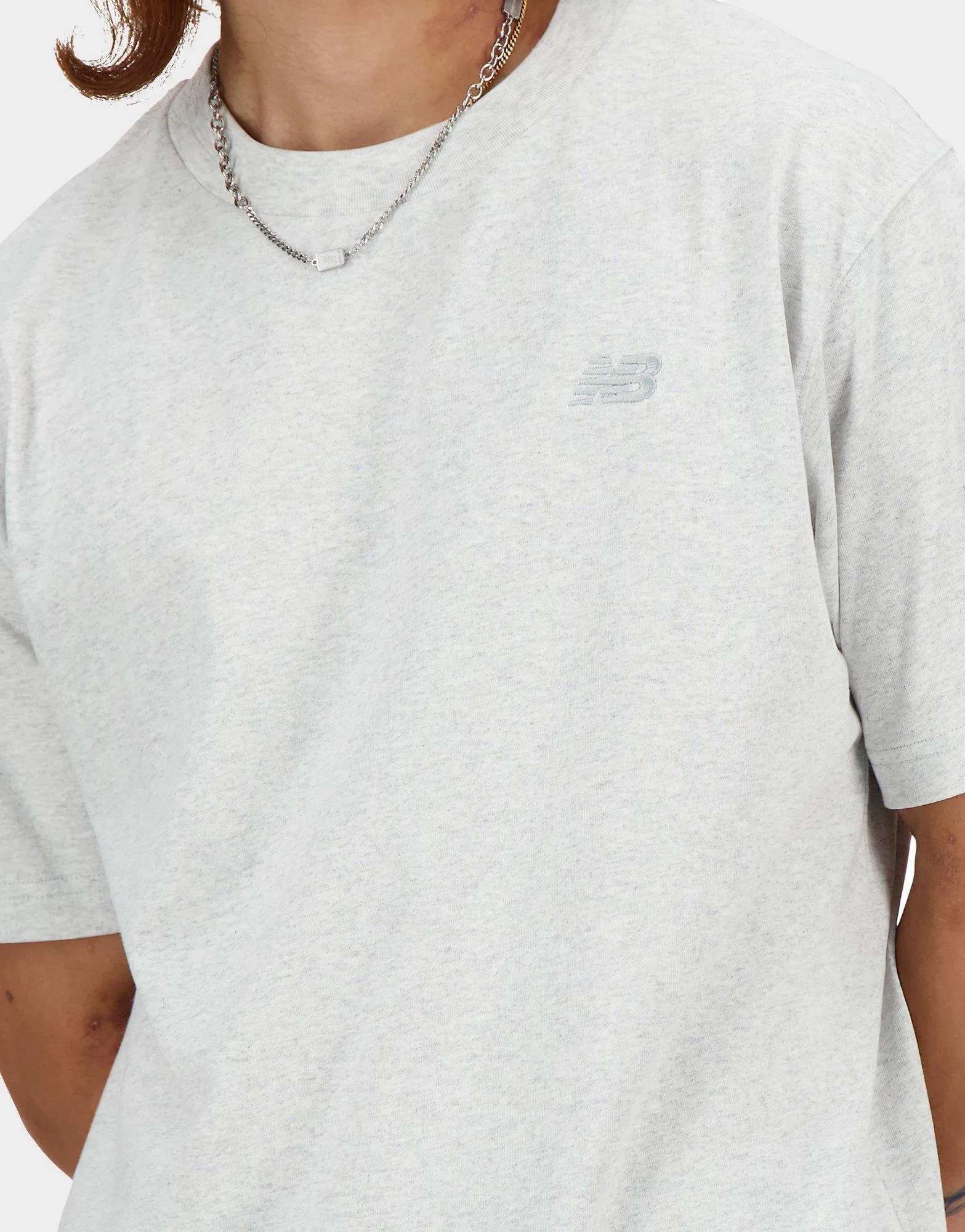Athletics Cotton T-Shirt Embroidered Details