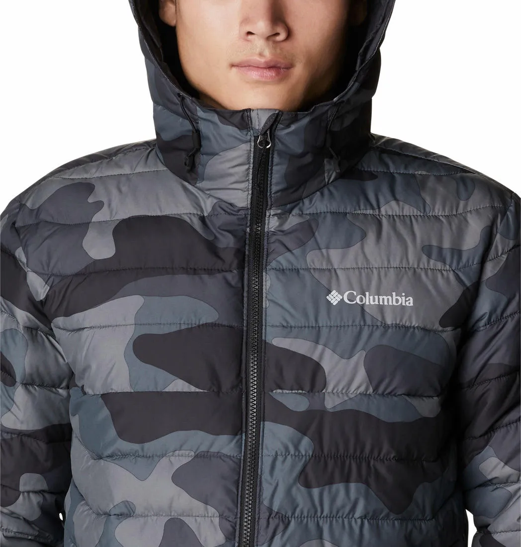 Praise Columbia Men Black Powder Lite Hooded Jacket