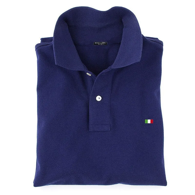 Peace Glow High-Quality Summer Men's T-Shirts Business Short Sleeve Men's Shirts