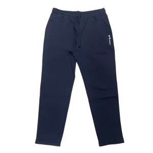 Hangar93 pantalone sportivo da uomo largo al fondo in cotne jersey z225U BLU01 blu Dynamic Style