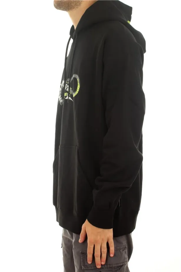 Urban Look Propaganga Felpa con cappuccio Scarful 21FWPRFE510-01 black