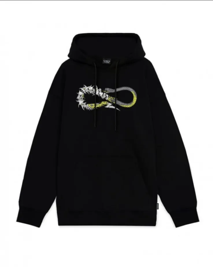 Propaganga Felpa con cappuccio Scarful 21FWPRFE510-01 black Casual Vibes