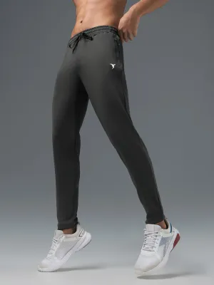 Men Melange Slim Fit Trackpants with TECHNO DRY Sleek and Comfortable Active Cushion