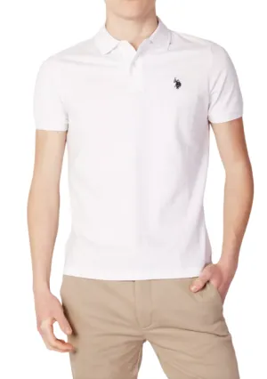 Functional Style U.S. Polo Assn. Polo uomo manica corta King 41029 65079 100 bianco