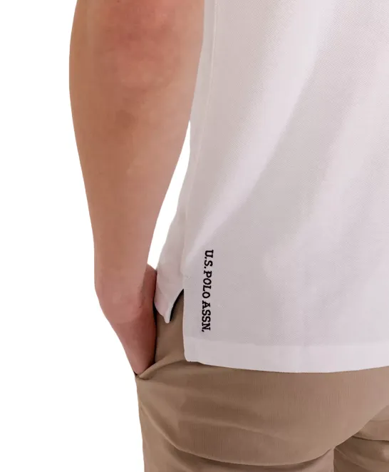 U.S. Polo Assn. Polo uomo manica corta King 41029 65079 100 bianco Streetwear Edge