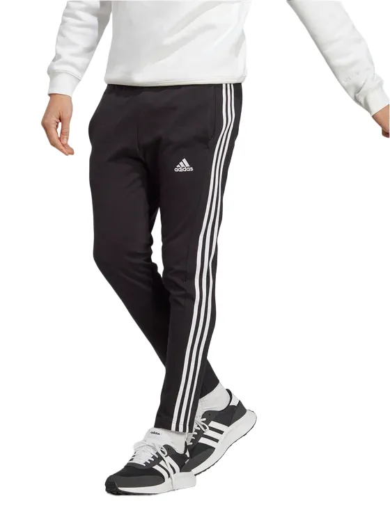 Adidas Pantalone sportivo da uomo in jersey 3 Strisce IC0044 black Comfy Design Track pants
