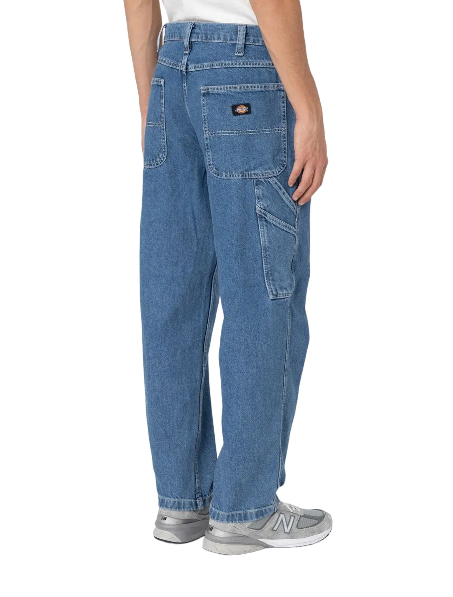 Go To Look Heavyweight Denim Dickies pantalone jeans da uomo Garyville DK0A4XECCLB1 blu medio