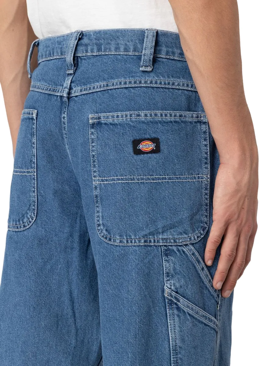 Grab And Go Natural Look Dickies pantalone jeans da uomo Garyville DK0A4XECCLB1 blu medio