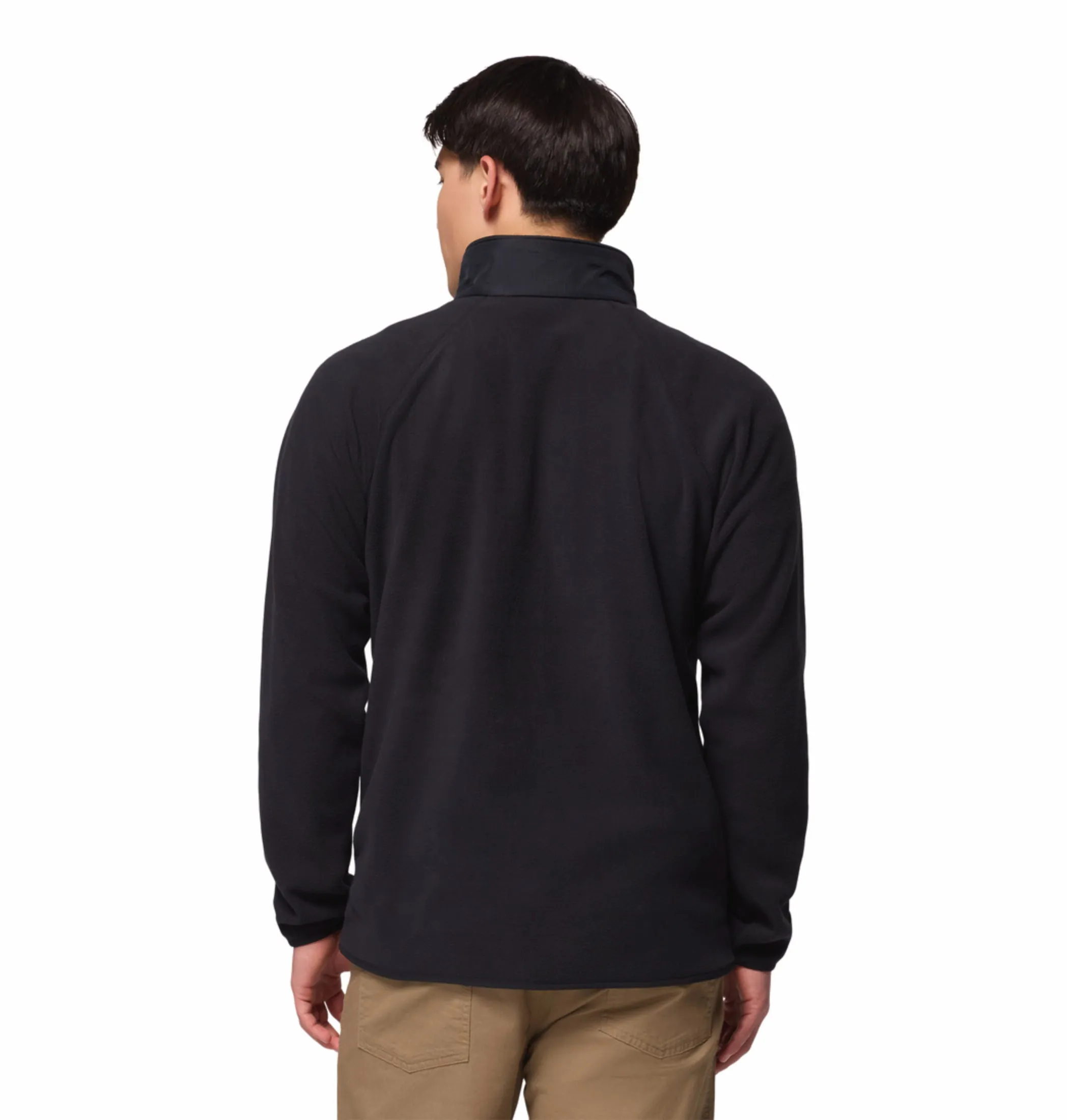 Dry Trails Active Casual Columbia Men Black Fast Trek Overlay Fleece Jacket