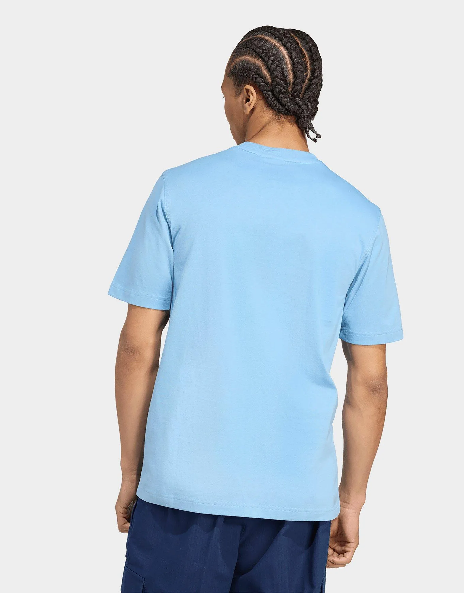 Trefoil Essentials T-Shirt Natural Fiber Blend Fun and Relaxed