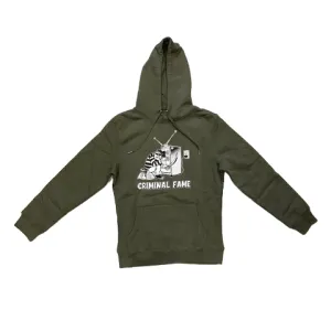 product party ready excitement product luxury factor C1RCA felpa da uomo con cappuccio Criminal Hood MHO154 verde